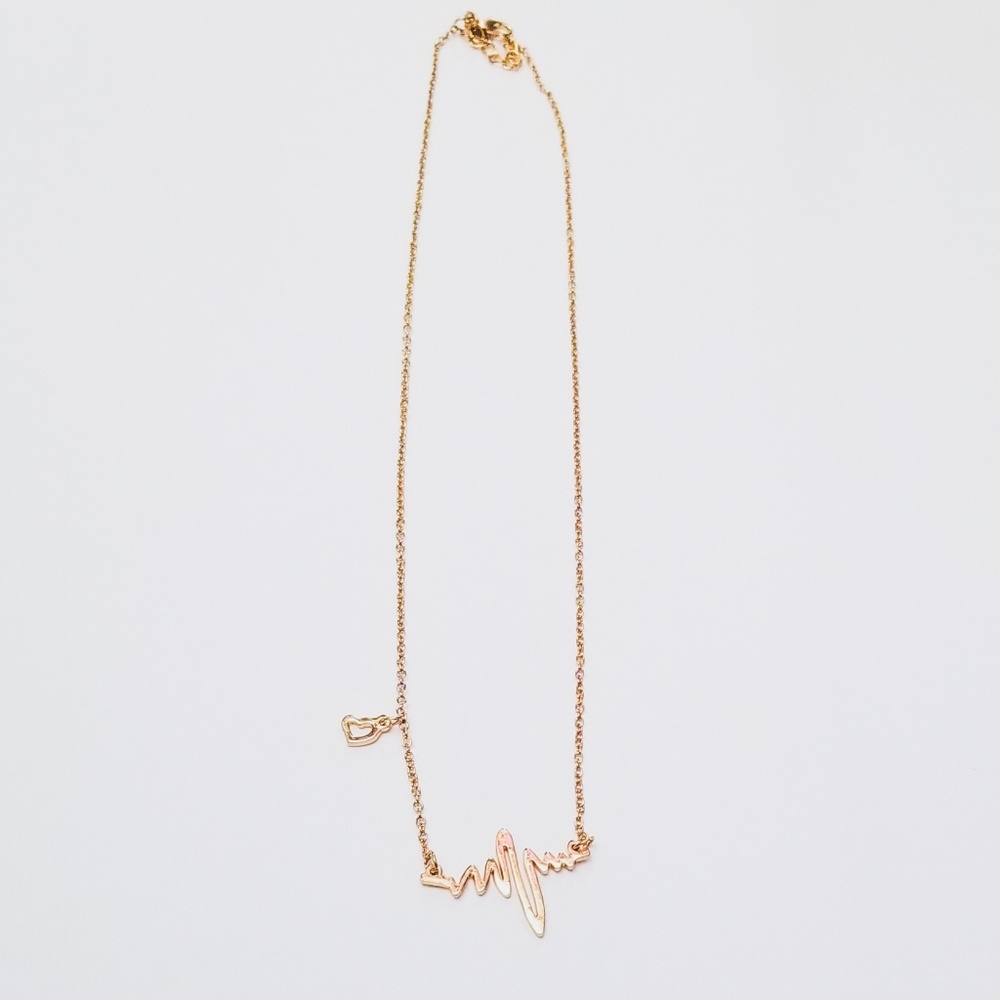 Gold Heartbeat Necklace